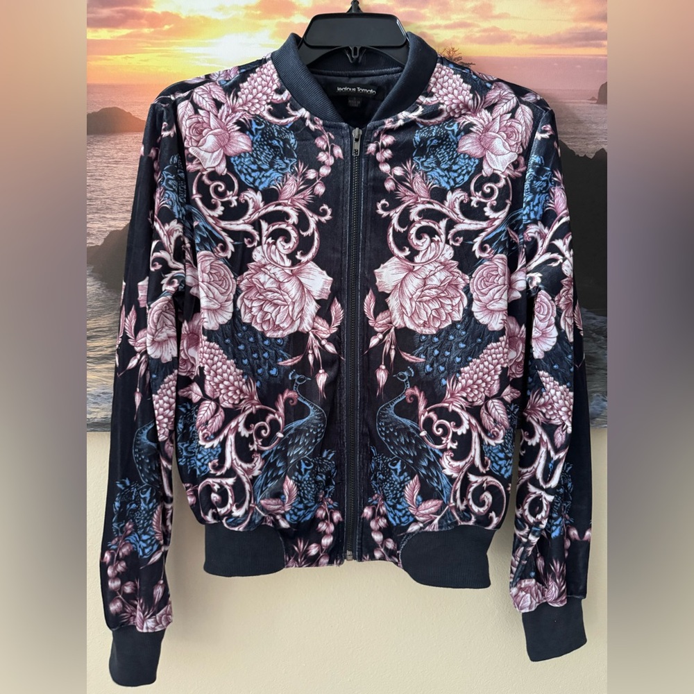 Jealous Tomato/ Women’s Floral Track Jacket/S/New
